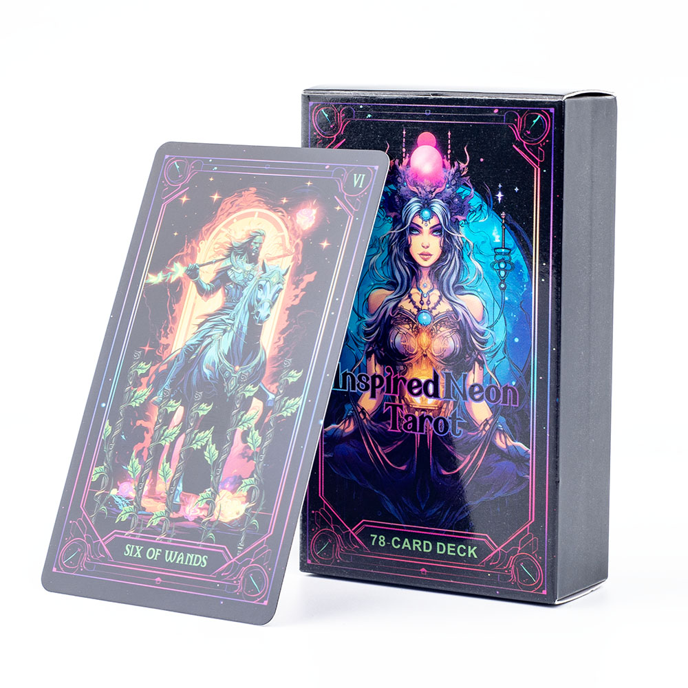 Board Game Uno - nspired Neon Tarot Een 78-Card Deck