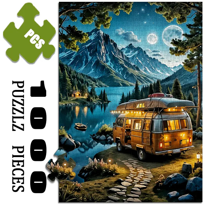 Jigsaw Puzzle Adult - 1000 stuks grote puzzel - vintage
