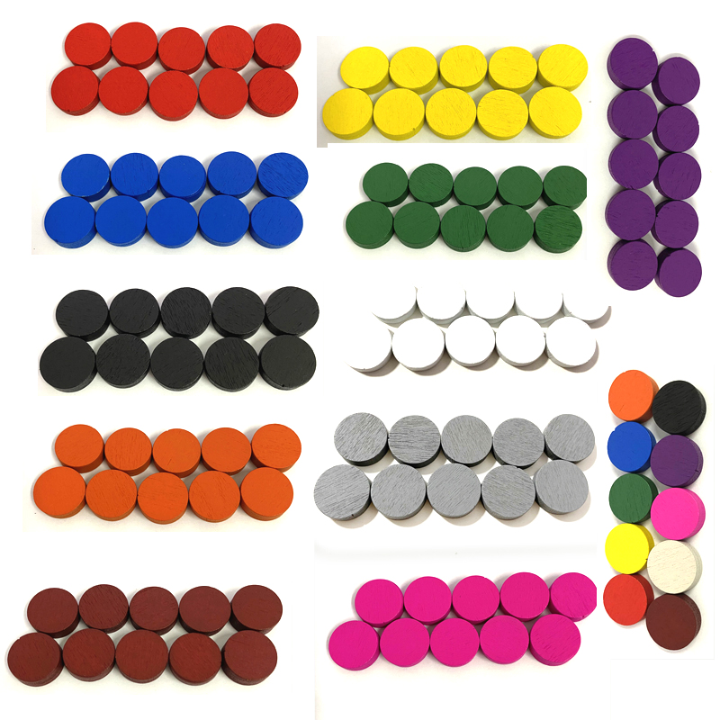 Board Game Quiz - 50 stuks 15*5 MM 11 Kleuren