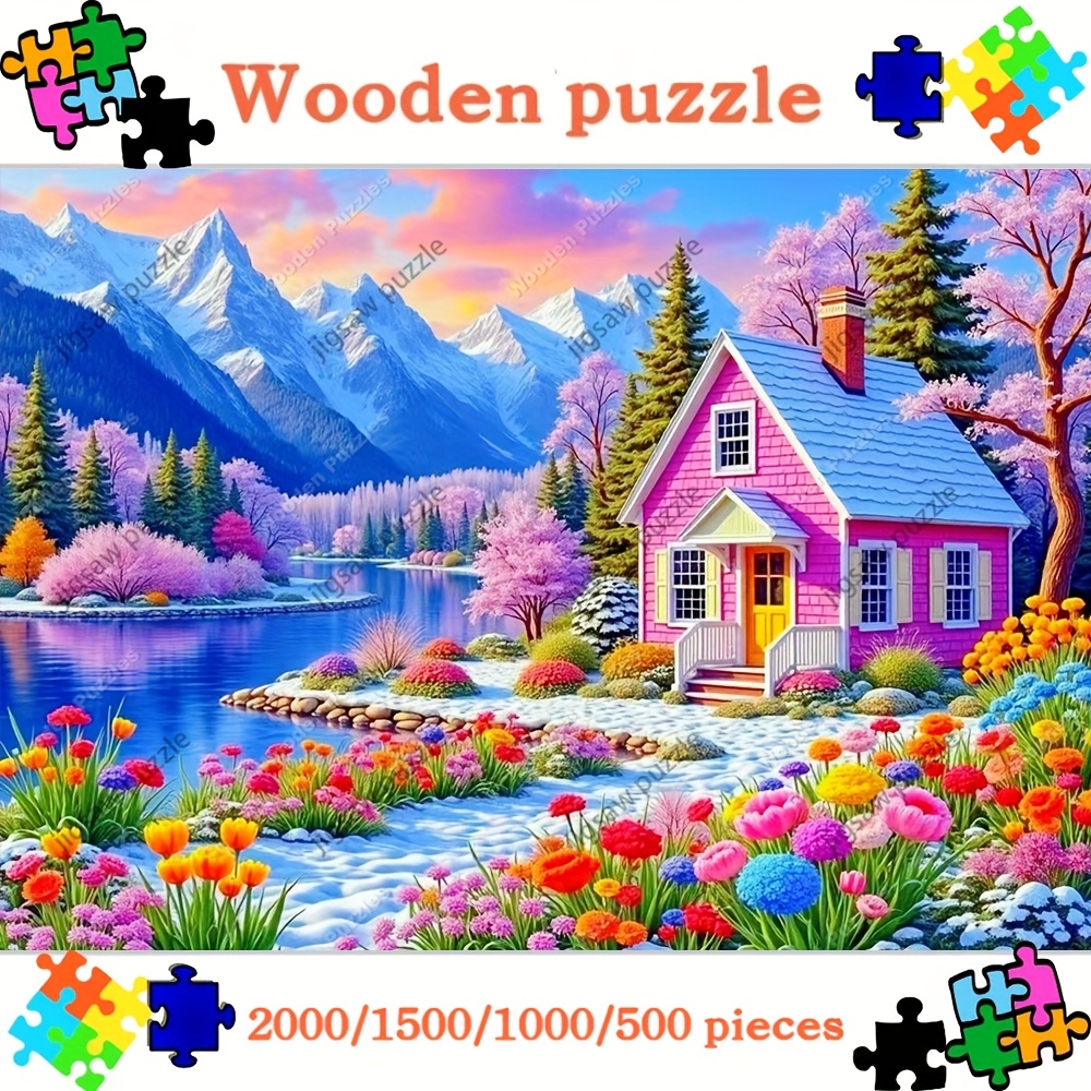 Jigsaw Puzzle Adult - 2000/1500/1000/500 stuks houten puzzel voor volwassenen