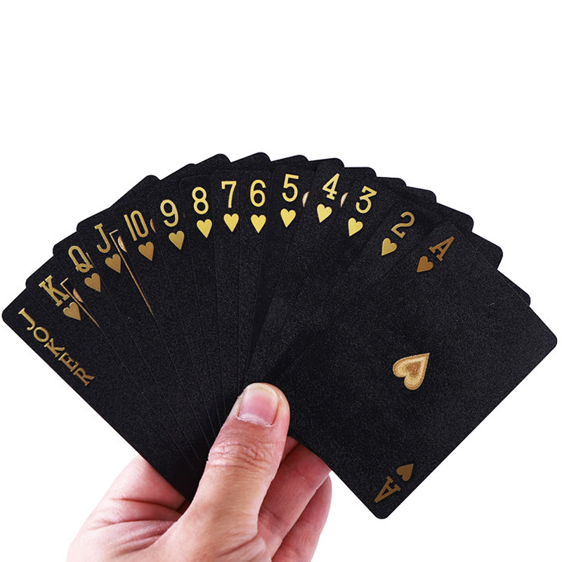 Board Game Uno - 4 stuks plastic poker speelkaarten waterdicht