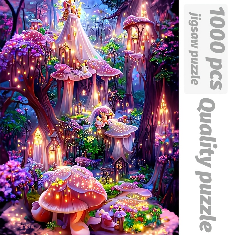 Jigsaw Puzzle Adult - 1000 stuks betoverde bospuzzel voor volwassenen