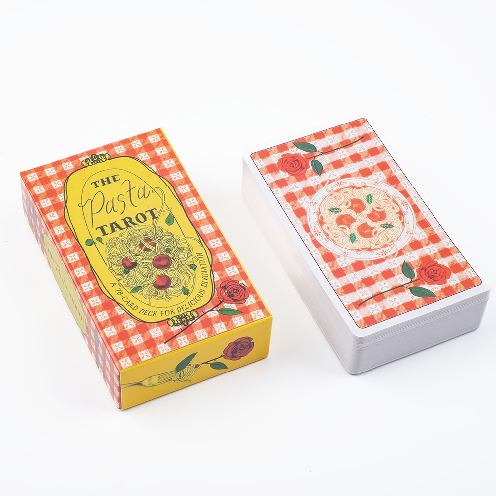 Board Game Quiz - Pasta Tarot 78-kaartenspel bordspel 10,3x6cm Heerlijke