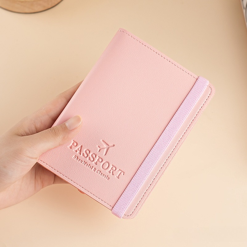 Card Sleeves Protector - Reishouder van PU-leer, multifunctionele reisdocumentenhouder met
