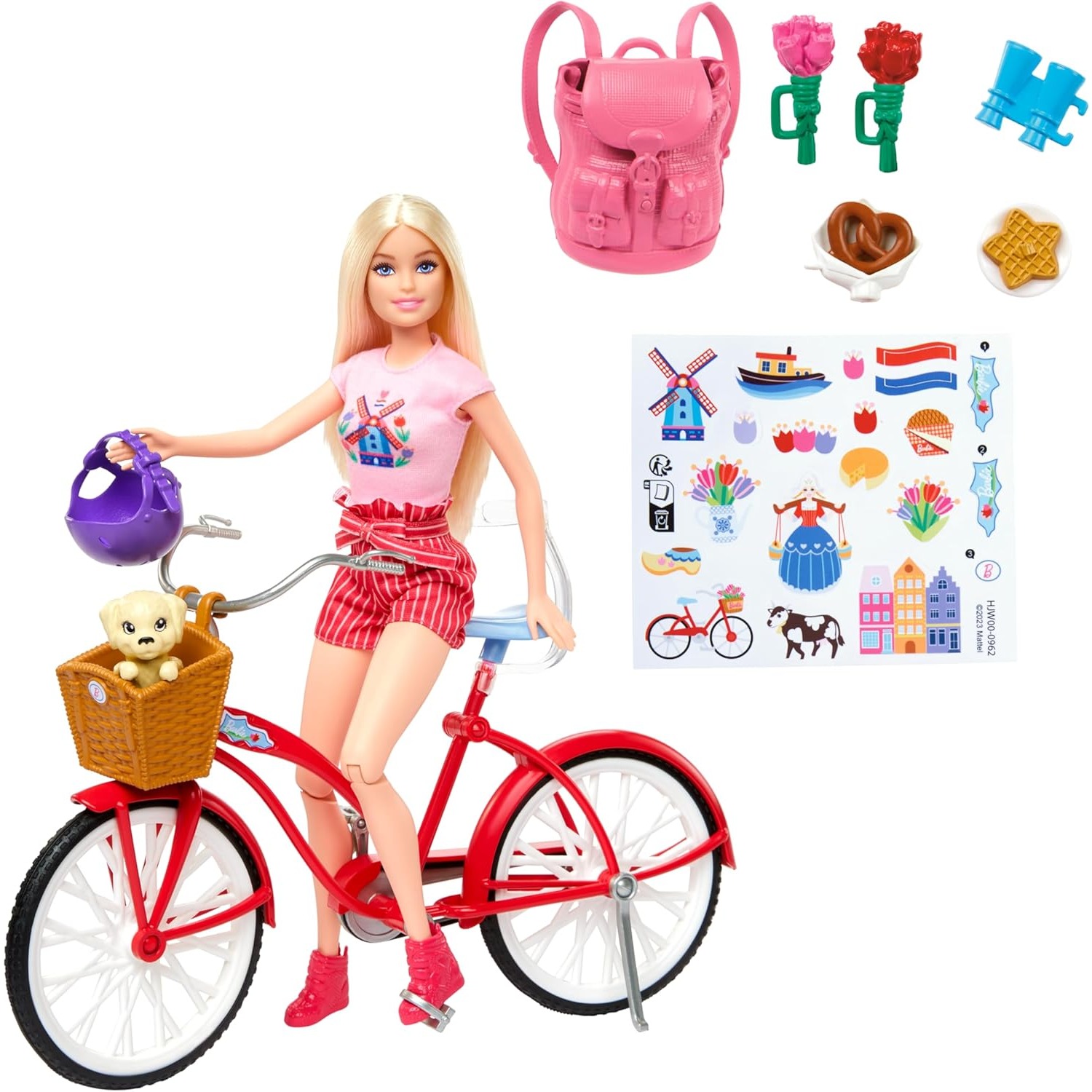 Mattel Toy Barbie - Originele Mattel Barbie Pop Fiets Speelset