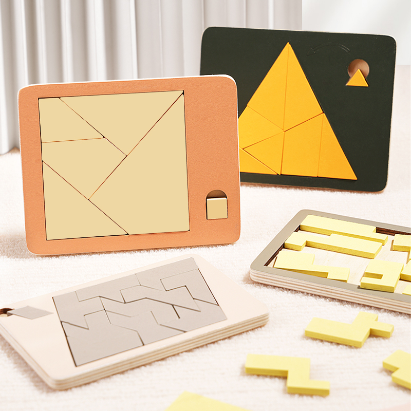 Jigsaw Puzzle Adult - Houten geometrische puzzels Uitdaging Onmogelijke hersenverbranding