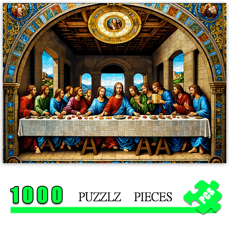 Jigsaw Puzzle Adult - 1000 stuks laatste avondmaal van Leonardo