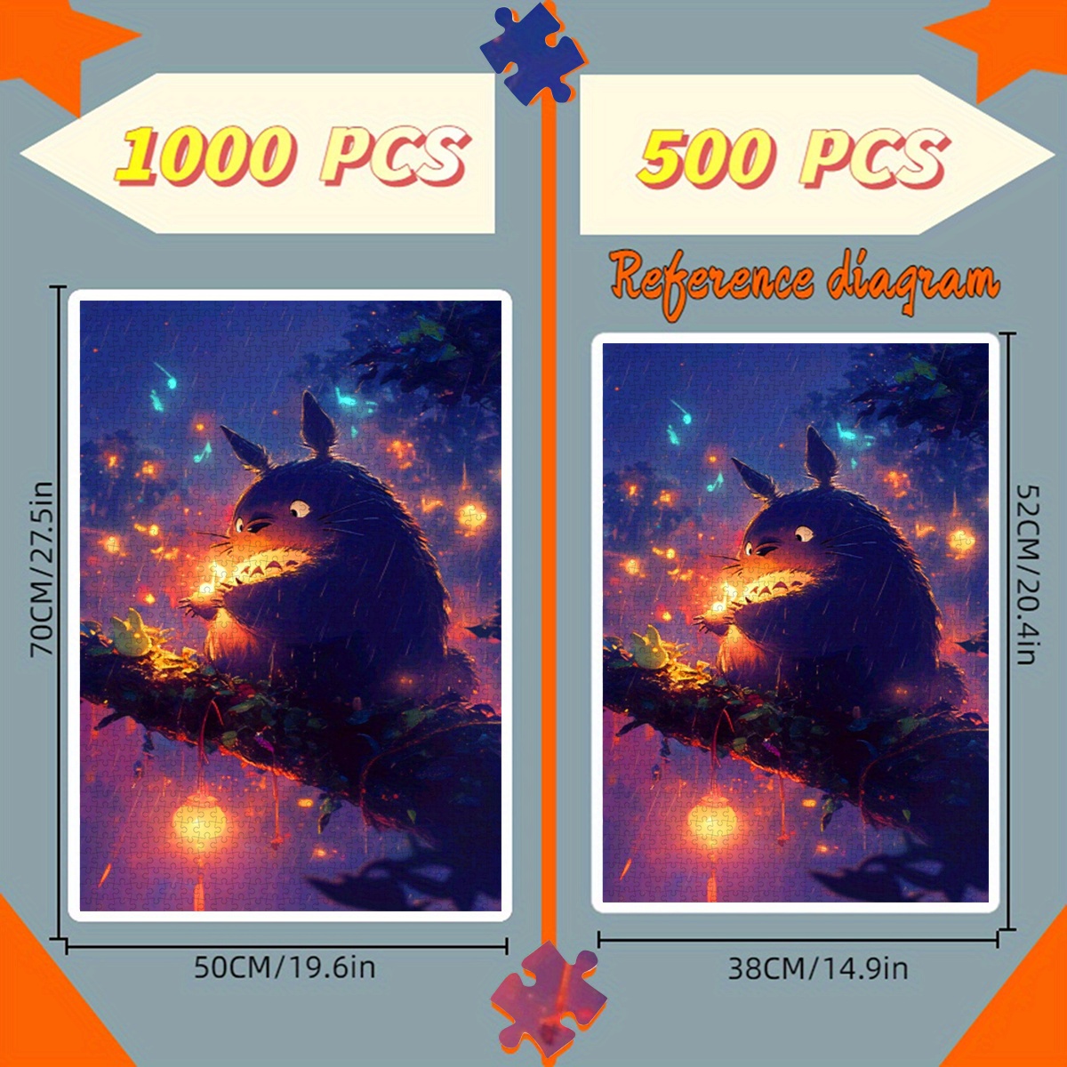 500 stuks of 1000 stuks extra  - Jigsaw Puzzle Adult recensie en prijs