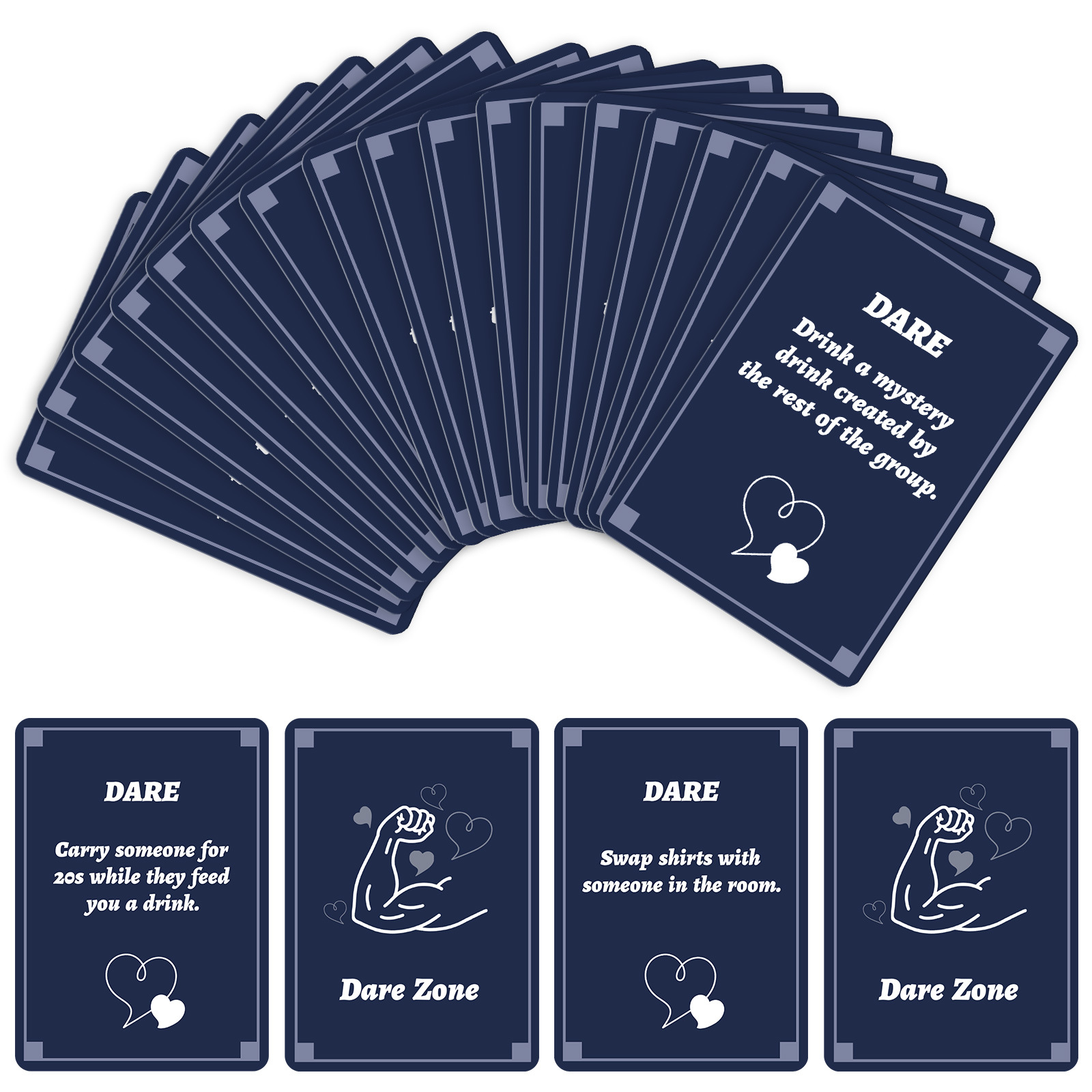 50 stuks partyspelkaarten voor - Board Game Quiz recensie en prijs