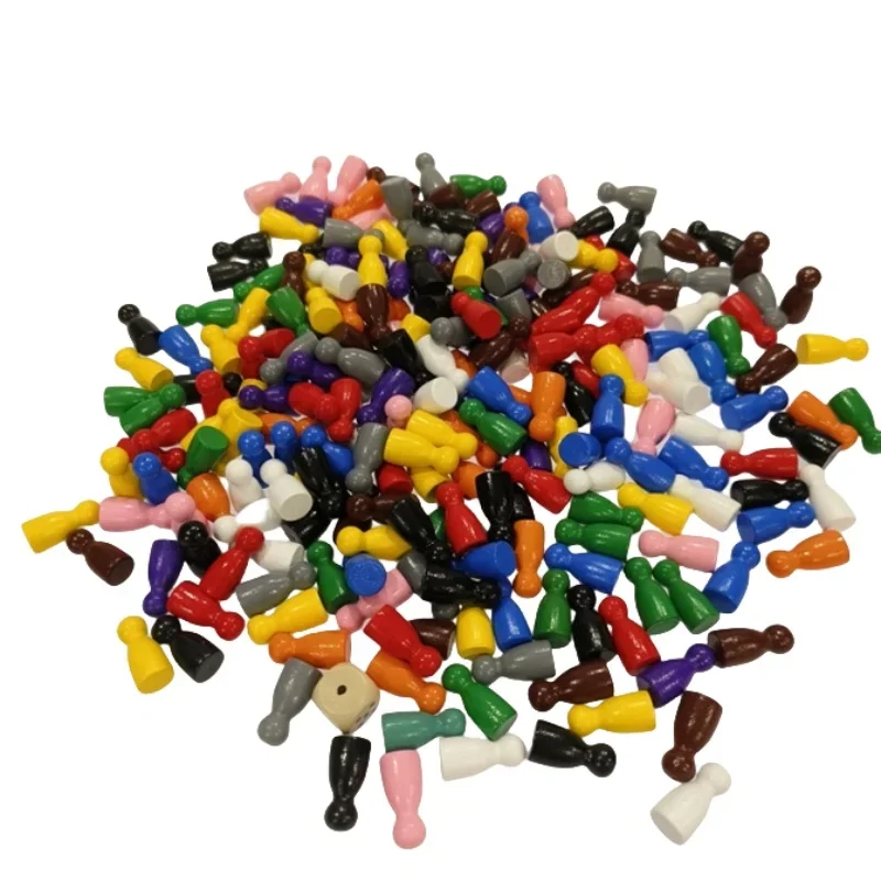 100 stuks kleurrijke houten sc - Board Game Quiz recensie en prijs