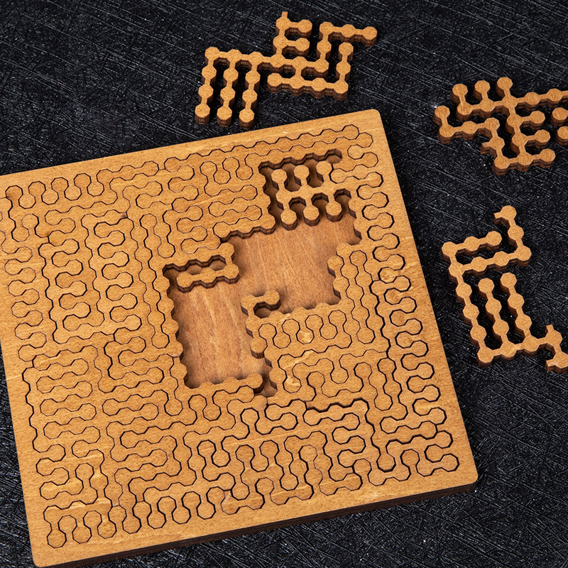 Onmogelijke houten puzzel IQ-p - Jigsaw Puzzle Adult recensie en prijs