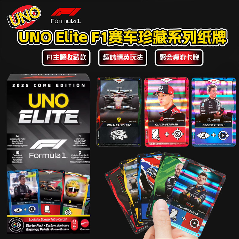UNO Elite HotWheels F1 Racing  - Board Game Uno recensie en prijs