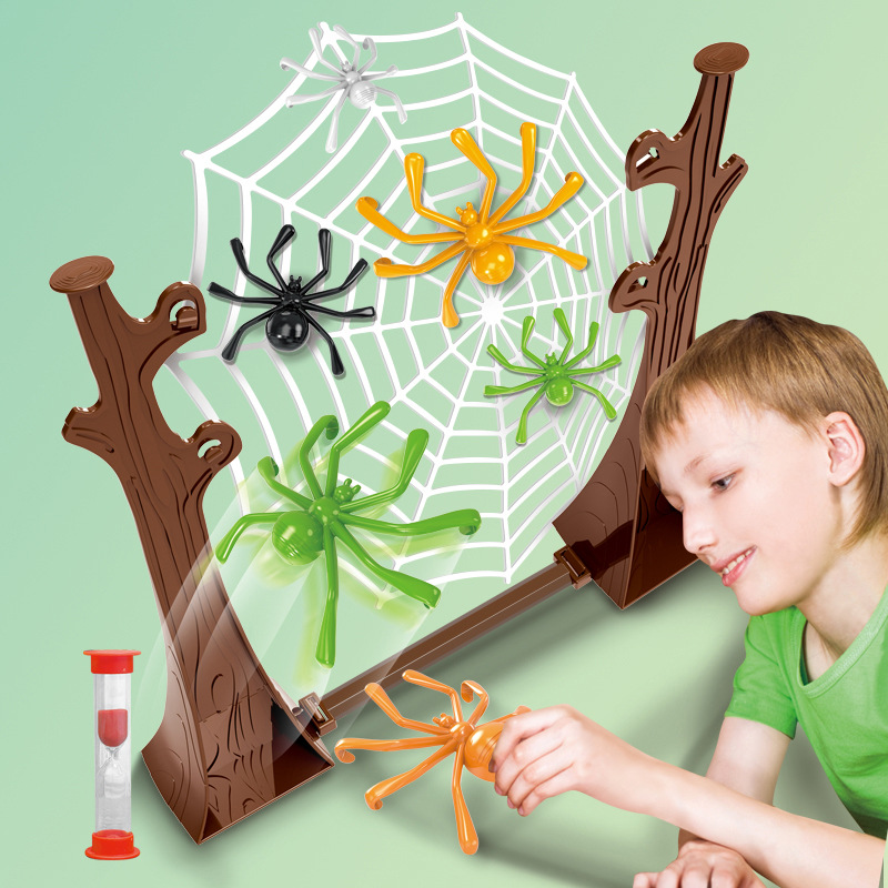 Familiefeest Stuiterende Spin  - Board Game Web recensie en prijs