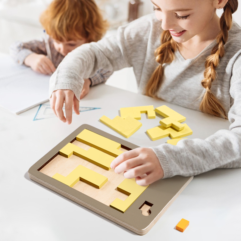 Houten geometrische puzzels Ui - Jigsaw Puzzle Adult recensie en prijs