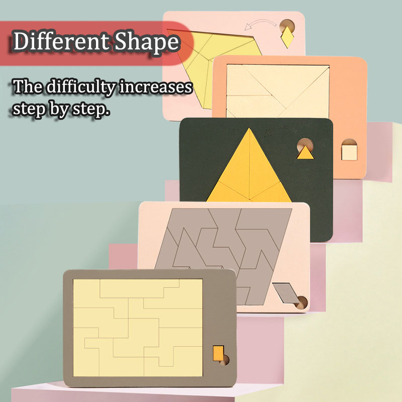 Houten geometrische puzzels Ui - Jigsaw Puzzle Adult recensie en prijs