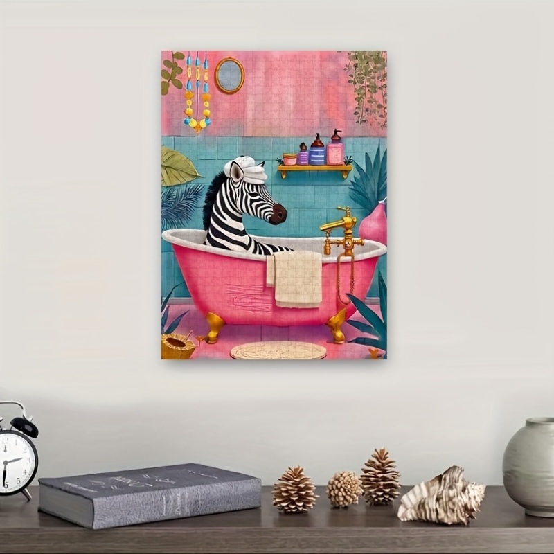 1000 stuks Zebra in Bubble Bat - Jigsaw Puzzle Adult recensie en prijs