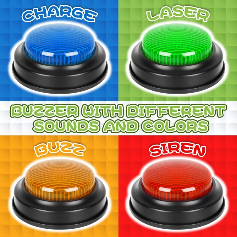 Elektronische Quiz Buzzer 4-de - Board Game Quiz recensie en prijs